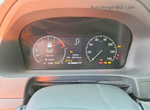 5FPYK3F58RB004045 2024 HONDA RIDGELINE Black Vista del cuadro de instrumentos