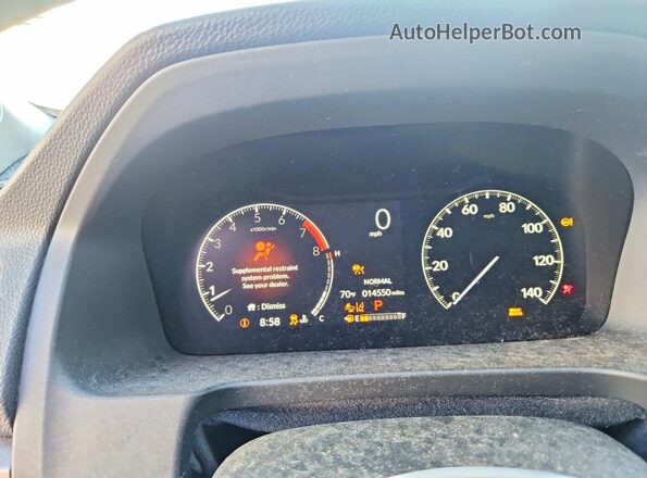 5FPYK3F58SB039285 2025 HONDA RIDGELINE Gray Вид щитка приладів