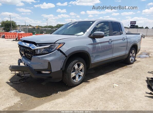 5FPYK3F58SB051145 2025 HONDA RIDGELINE Blue წინა მარცხენა ხედი სამი მეოთხედიდან