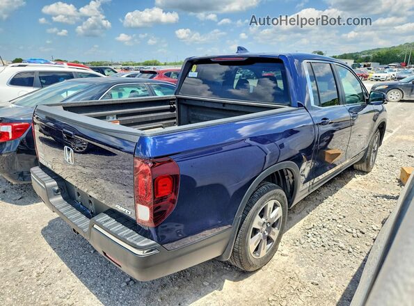 5FPYK3F59JB001482 2018 HONDA RIDGELINE Blue Rear right
