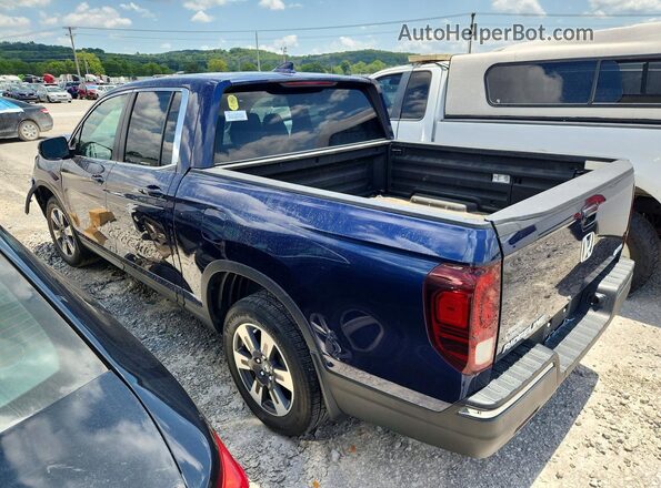 5FPYK3F59JB001482 2018 HONDA RIDGELINE Blue Rear left