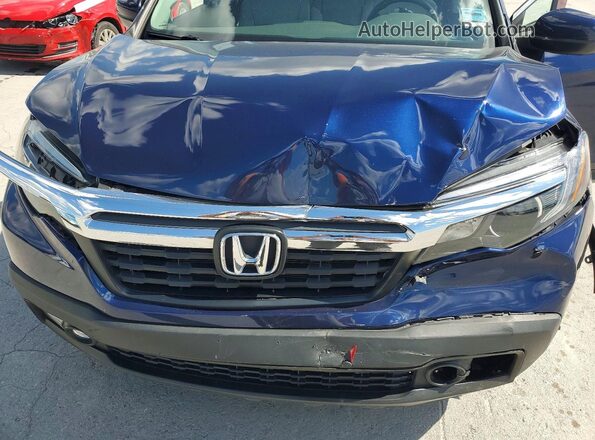 5FPYK3F59JB001482 2018 HONDA RIDGELINE Blue Rear interior view