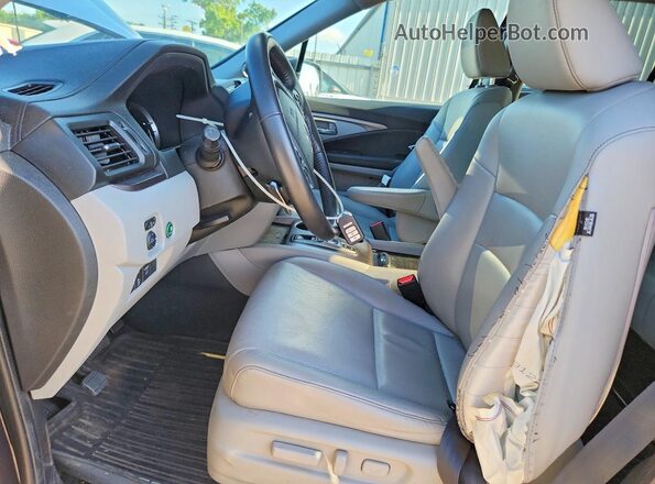 5FPYK3F59NB035802 2022 HONDA RIDGELINE Blue Vista interior delantera
