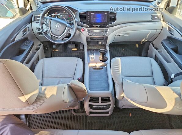 5FPYK3F59NB035802 2022 HONDA RIDGELINE Blue Vista del salpicadero