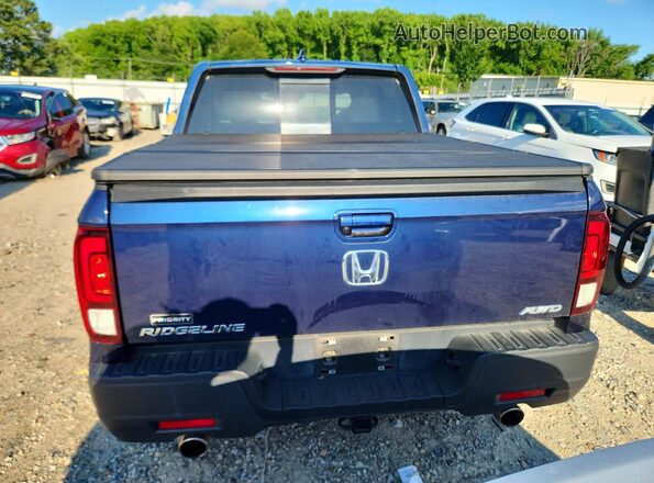 5FPYK3F59NB035802 2022 HONDA RIDGELINE Blue Vista trasera