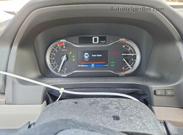 5FPYK3F59PB051792 2023 HONDA RIDGELINE Gray Widok zestawu wskaźników