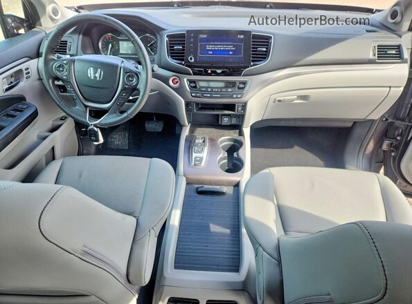 5FPYK3F59PB051792 2023 HONDA RIDGELINE Gray Widok deski rozdzielczej