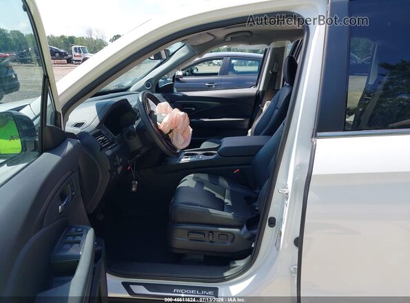 5FPYK3F5XSB020575 2025 HONDA RIDGELINE White წინა სალონის ხედი
