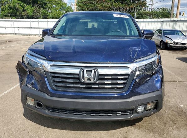 5FPYK3F60HB029660 2017 HONDA RIDGELINE Blue Vista frontal