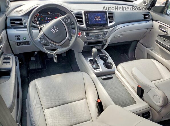 5FPYK3F60HB029660 2017 HONDA RIDGELINE Blue Vista del salpicadero