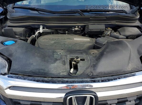 5FPYK3F60HB029660 2017 HONDA RIDGELINE Blue Vista interior trasera