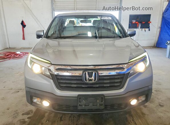 5FPYK3F61HB018540 2017 HONDA RIDGELINE Silver Front view