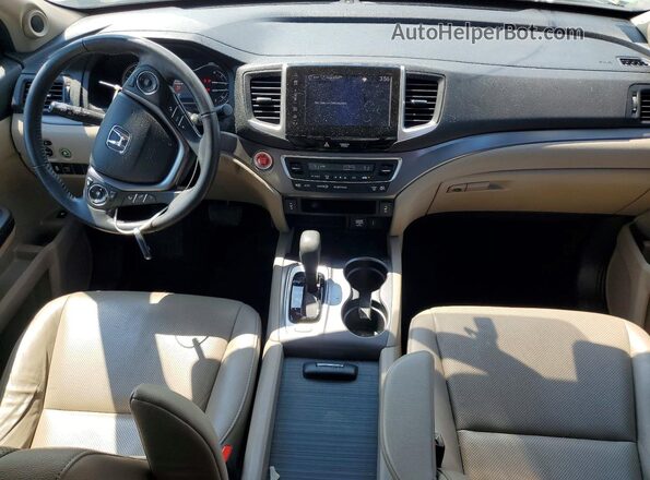 5FPYK3F61KB008887 2019 HONDA RIDGELINE Белый Вид панели приборов