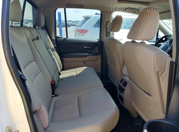 5FPYK3F61KB008887 2019 HONDA RIDGELINE Белый Вид задних сидений