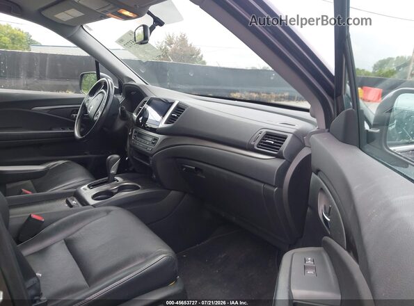 5FPYK3F65HB013678 2017 HONDA RIDGELINE Черный Вид салона спереди