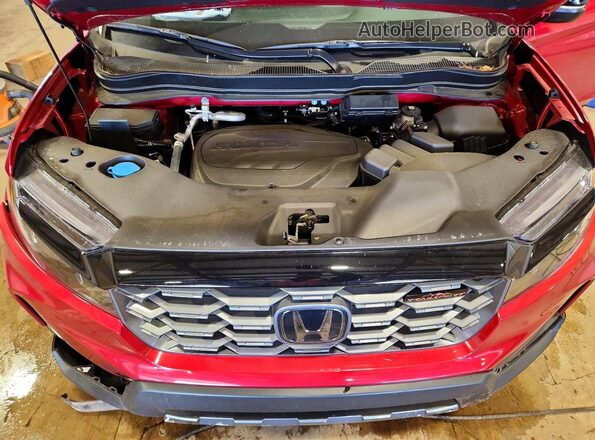 5FPYK3F65SB004051 2025 HONDA RIDGELINE Red Սալոնի հետևի տեսք