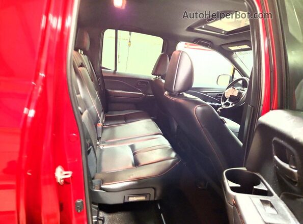 5FPYK3F65SB004051 2025 HONDA RIDGELINE Red Հետևի նստատեղերի տեսք