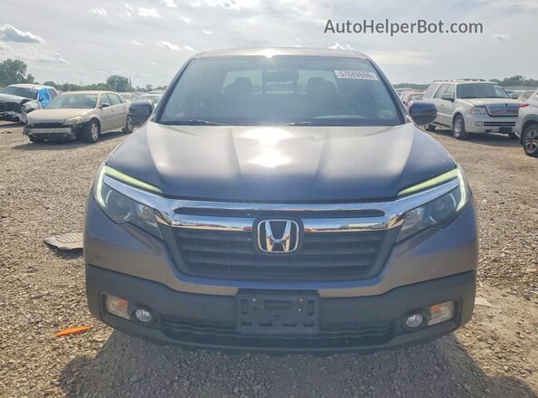 5FPYK3F66KB026687 2019 HONDA RIDGELINE Gray Front view