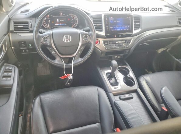 5FPYK3F66KB026687 2019 HONDA RIDGELINE Gray Dashboard view