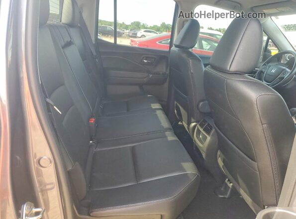 5FPYK3F66KB026687 2019 HONDA RIDGELINE Gray Rear seats view