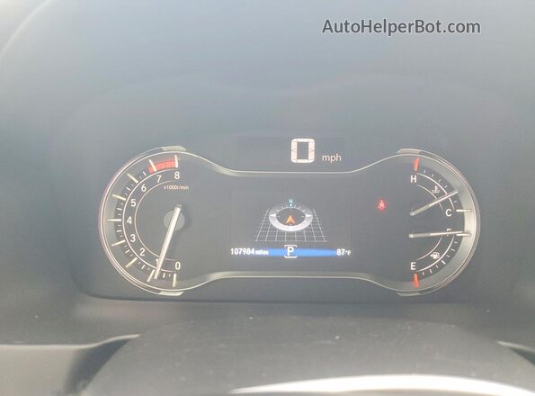 5FPYK3F66KB026687 2019 HONDA RIDGELINE Gray Instrument cluster view