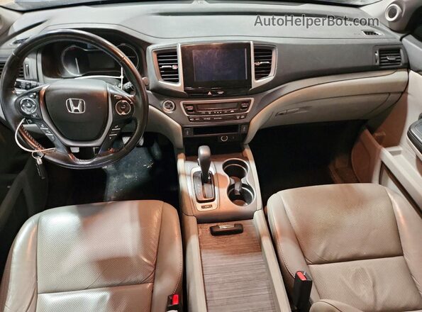 5FPYK3F67HB011690 2017 HONDA RIDGELINE Blue წინა პანელის ხედი