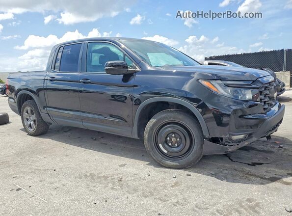 5FPYK3F67RB001968 2024 HONDA RIDGELINE Black Front right