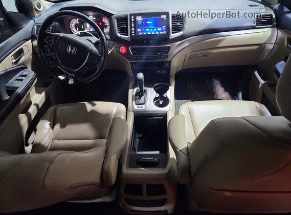 5FPYK3F6XKB033593 2019 HONDA RIDGELINE Бордовый Вид панели приборов