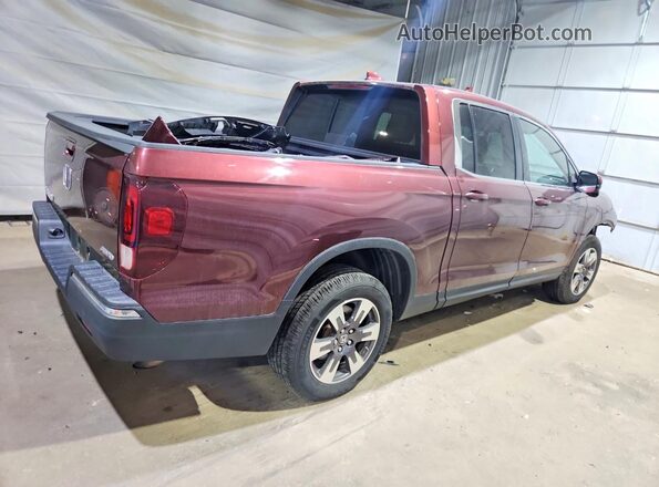 5FPYK3F6XKB033593 2019 HONDA RIDGELINE Бордовый Задняя правая четверть