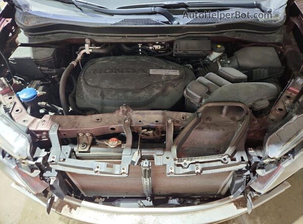 5FPYK3F6XKB033593 2019 HONDA RIDGELINE Бордовый Вид задней части салона