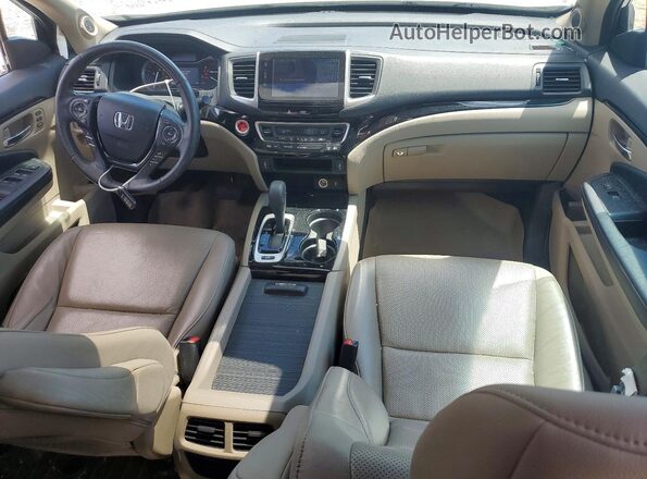 5FPYK3F70KB006816 2019 HONDA RIDGELINE White წინა პანელის ხედი