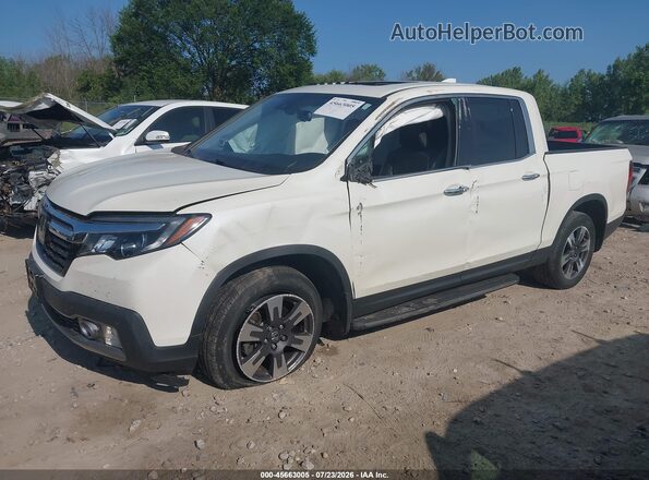 5FPYK3F70KB027522 2019 HONDA RIDGELINE Белый Передняя левая четверть