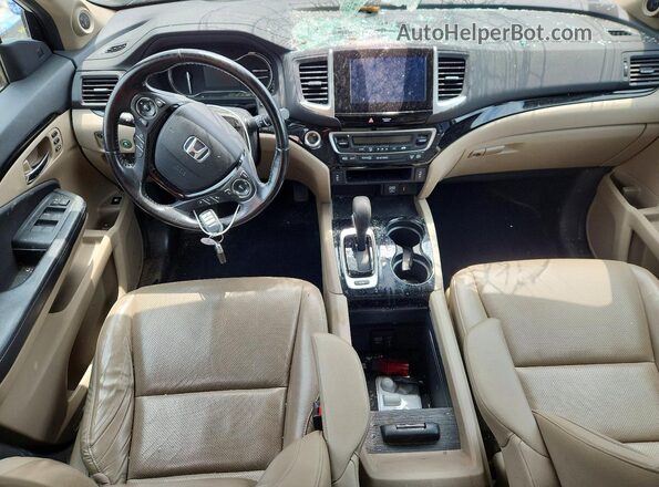 5FPYK3F71HB004047 2017 HONDA RIDGELINE White Dashboard view
