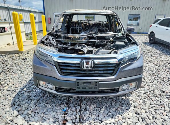 5FPYK3F71KB011894 2019 HONDA RIDGELINE Gray წინა ხედი