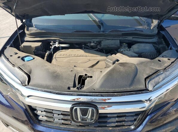 5FPYK3F71LB023660 2020 HONDA RIDGELINE Blue Rear interior view
