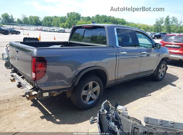 5FPYK3F71NB004187 2022 HONDA RIDGELINE Gray Задня права чверть