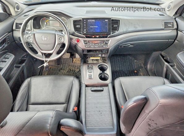 5FPYK3F71NB035701 2022 HONDA RIDGELINE Gray Вид панелі приладів