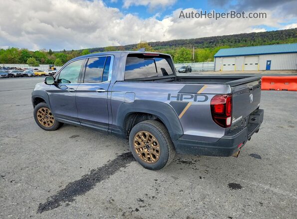 5FPYK3F71NB035701 2022 HONDA RIDGELINE Gray Задня ліва чверть