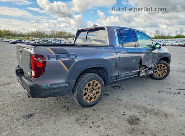 5FPYK3F71NB035701 2022 HONDA RIDGELINE Gray Задня права чверть