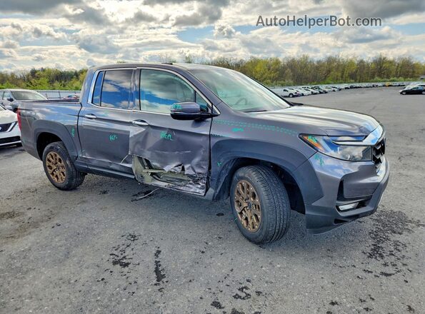 5FPYK3F71NB035701 2022 HONDA RIDGELINE Gray Передня права чверть