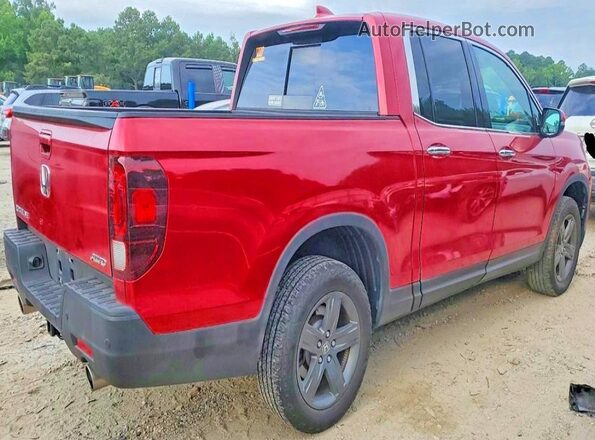 5FPYK3F71PB007626 2023 HONDA RIDGELINE Red Trasero derecho