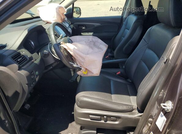 5FPYK3F71PB010994 2023 HONDA RIDGELINE Charcoal წინა სალონის ხედი
