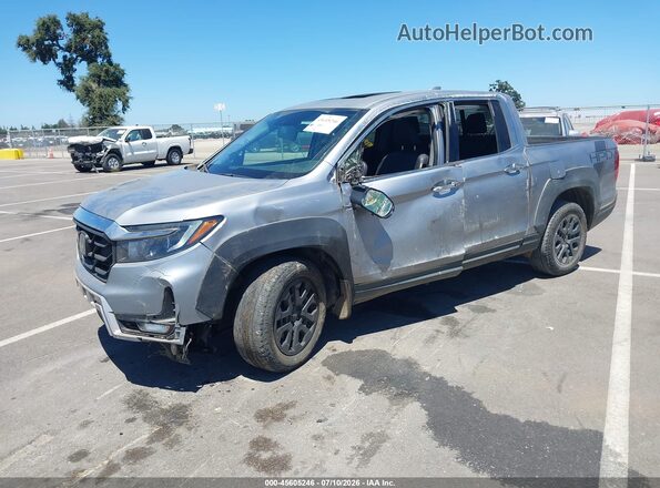 5FPYK3F71PB012860 2023 HONDA RIDGELINE Silver Передня ліва чверть