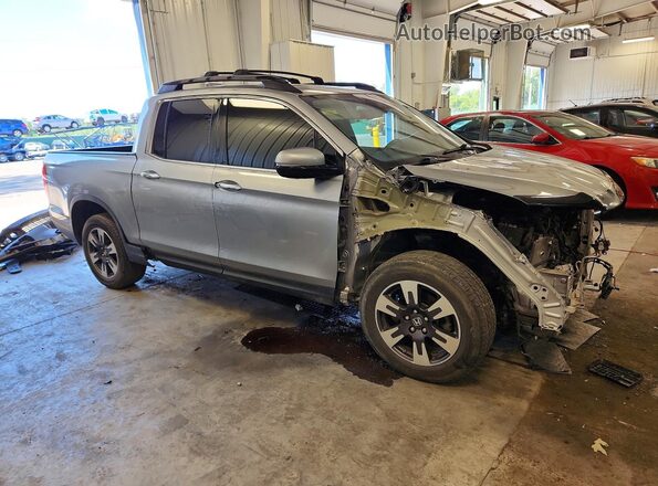 5FPYK3F72JB017542 2018 HONDA RIDGELINE Gray Przód prawy