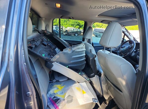 5FPYK3F72KB030504 2019 HONDA RIDGELINE Silver Vista de los asientos traseros