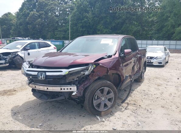 5FPYK3F72LB000906 2020 HONDA RIDGELINE Burgundy წინა ხედი