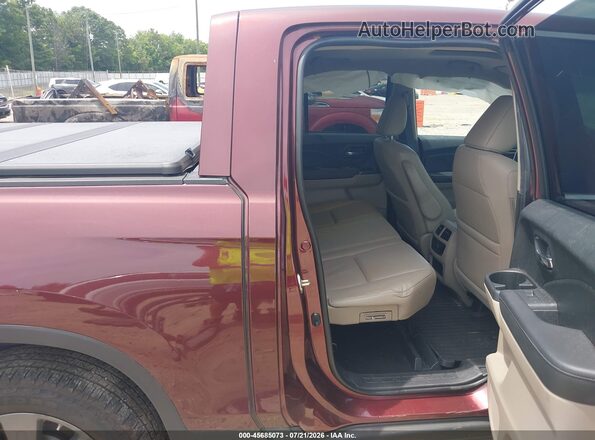 5FPYK3F72LB000906 2020 HONDA RIDGELINE Burgundy VIN კოდის სტიკერის ხედი