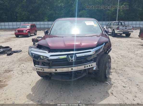 5FPYK3F72LB000906 2020 HONDA RIDGELINE Burgundy ხელსაწყოთა პანელის ხედი