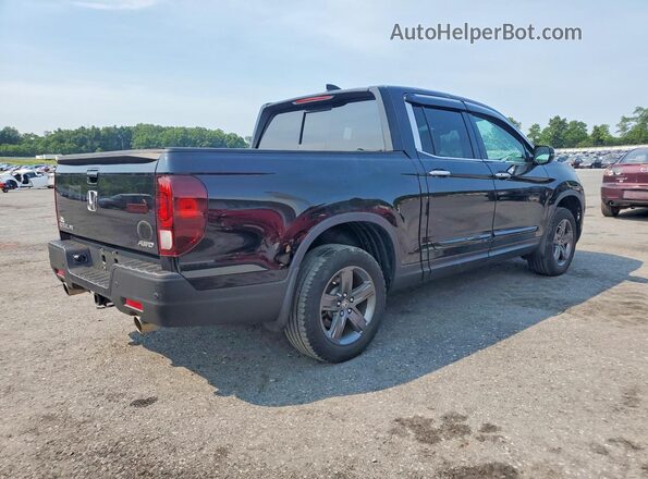 5FPYK3F72NB013772 2022 HONDA RIDGELINE Черный Задняя правая четверть