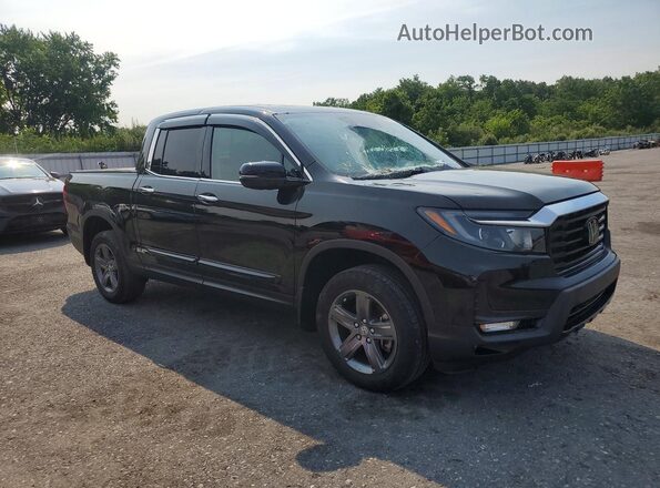5FPYK3F72NB013772 2022 HONDA RIDGELINE Черный Передняя правая четверть